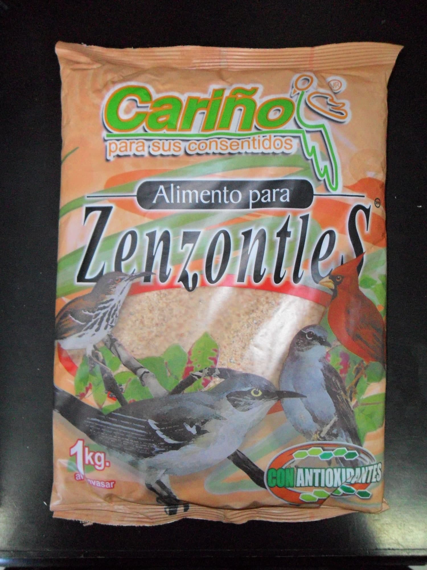 Alimento Zenzontle 1000grs. Cariño