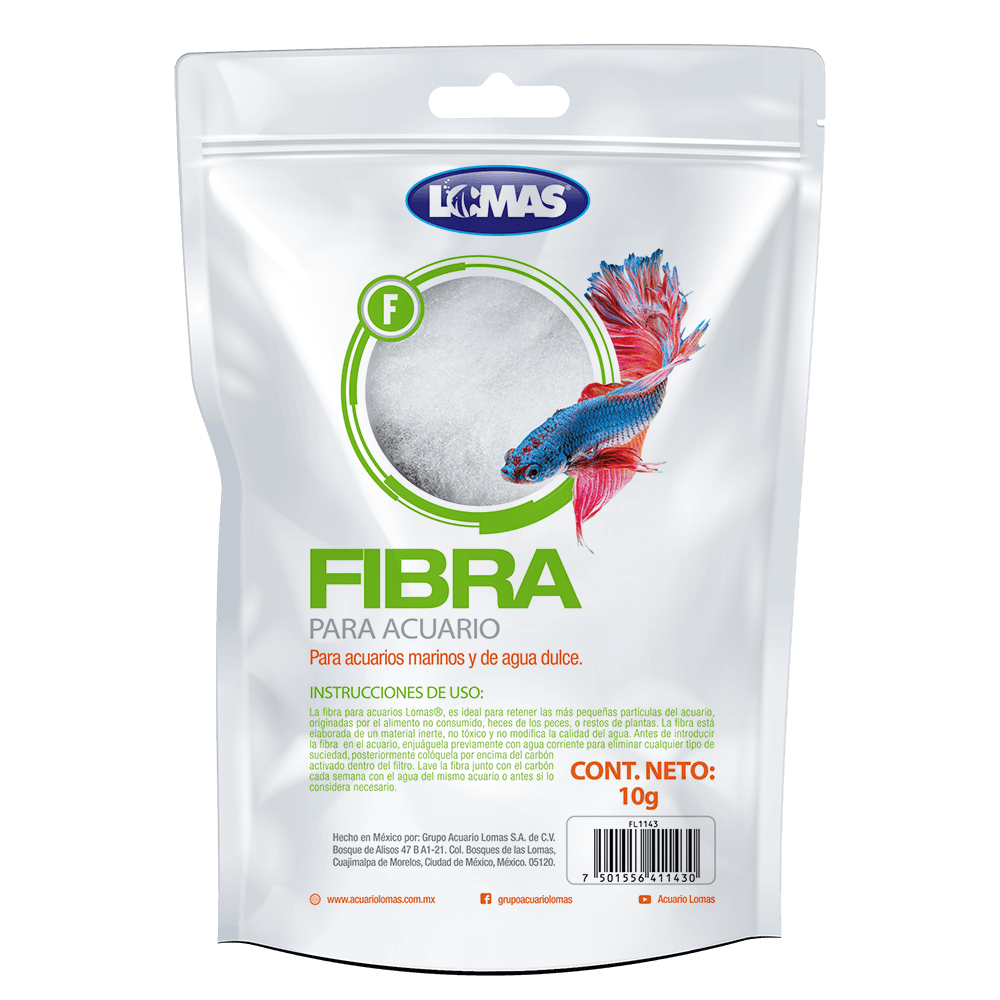 Fibra para Acuario En Bolsa